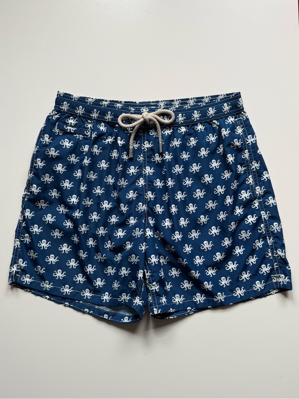MC2 Saint Barth Mens Lightweight Fabric Swim Shorts Lighting, Octopus Print - S